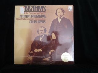 Brahms,  Violin Concerto Arthur Grumiaux Npo [philips] Uk Old Stock Lp