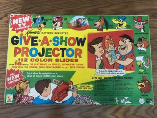 Vintage 1963 Kenner Give A Show Projector With Color Slides No.  504