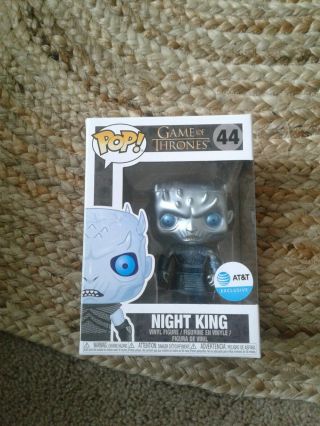 Funko Pop Game Of Thrones Night King At&t Exclusive Minor Box Damage B