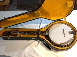 Old Antique Vintage Banjo Inlay And Craftsmanship