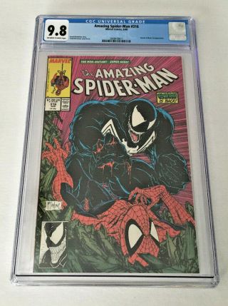 Spider - Man 316,  Cgc 9.  8 Venom & Black Cat Appearance