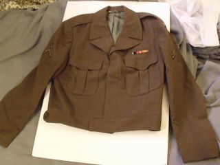 " Ike Jacket ". ,  Wool,  Us Army M - 1951.  (ke)