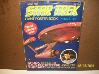 Star Trek Giant Poster Book - Voyage One - 1976