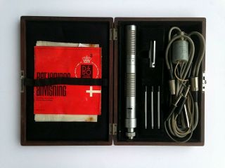 B&o Bang And Olufsen Bm5 Vintage Stereo Ribbon Microphone With Wooden Case
