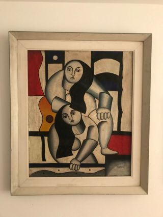 Beautifull Oil Painting On Canvas Fernand Leger Painter French