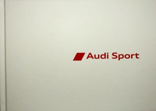 Audi Sport Rs Models 03 / 2018 Brochure Book Hardbacked Rs3 Rs4 Rs5 Rs6