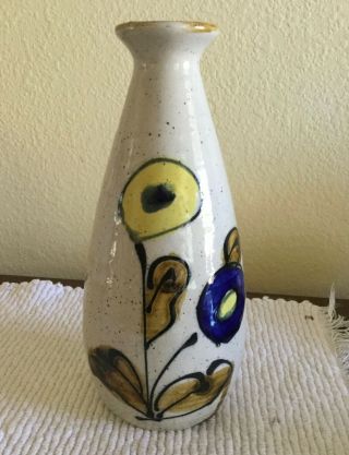Vintage Hand Crafted Otagiri Speckled Stoneware Pottery Vase