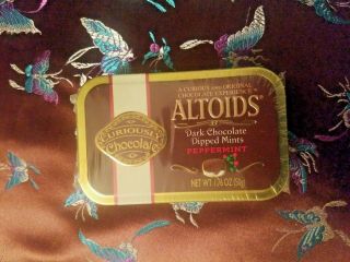 Discontinued Dark Chocolate Dipped Peppermint Altoids Collector Tin