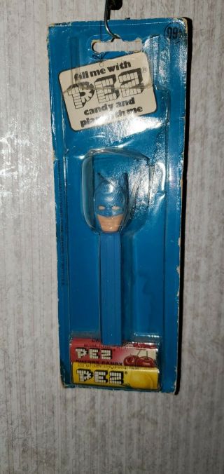 Vintage Batman Pez Dispenser No Feet Still In Package
