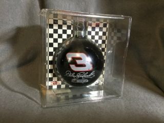 Nascar Collectibles Dale Earnhardt 3 Glass Ball Ornament 1998