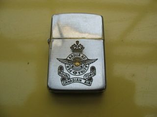 Rcaf Kings Crown Zippo Lighter Dated 1950