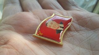 DPRK Korea Extremely Rare Kim Il Sung 김일성 Juche Propaganda Badge Pin 2 2