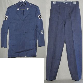 U.  S.  Air Force Uniform Wool Serge 1949 Pattern Blue 84 18 Ounce