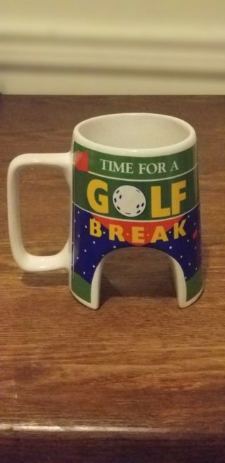 Golf Break Practice Putting Hole Coffee Cup Mug
