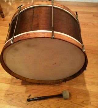 Vintage Ludwig & Ludwig 14 " X 24 " Bass Marching Band Drum