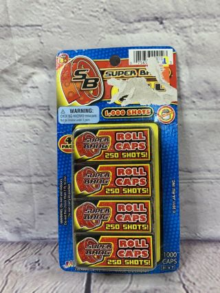 Bang Roll Caps 1000 Shots In Package 4 Boxes Of 250 Ja - Ru