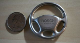 Bosch St.  Joseph Plant Metal Steering Wheel Keychain Key Ring 27254