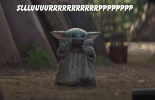 Baby Yoda Meme " Soup " Fridge Magnet 5 