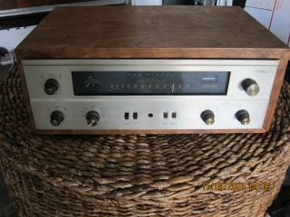 Fisher Model 400 Vintage Fm Stereo Tube Receiver,  Powers On Estate