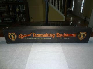 Vintage Boy Scouts Official Firemaking Equipment Set W/ Box & Bonus // Bsa Gsa