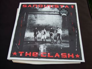 The Clash Sandinista Vinyl 3 Disc Set 1st Pressing 1980 Near Plus Inner