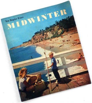 Jan 1959 Los Angeles Times Midwinter Magazine—travel & Recreation Guide Movies