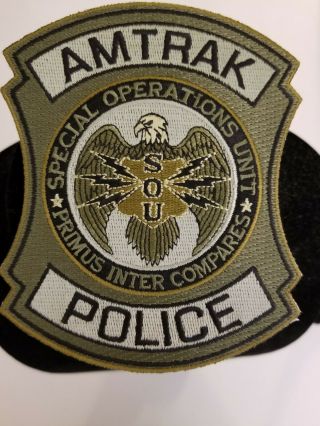 Amtrak Police Special Operations Unit Patch