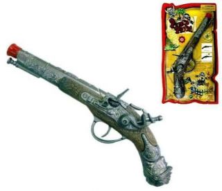 Buy 1 Get 1 Metal Diecast Pirate Style Hand Pistol Cap Gun Vintage Boy Toy