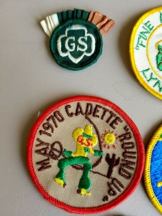 Vintage Group of 1960s - ' 70s Girl Scout Patches and Insignia - - Mostly Virginia 2