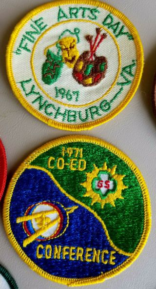Vintage Group of 1960s - ' 70s Girl Scout Patches and Insignia - - Mostly Virginia 3