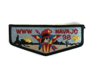 Vintage Boy Scout Patch Www Navajo 98,  Boy Scout Badge,  Boy Scout Collectibles