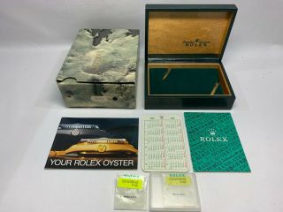 Vintage Rolex Gmt - Master Ii 16760 Watch Box Case 68.  00.  3 Booklet 1125003
