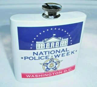 Fraternal Order Of Police National Police Week Fop White House 6 Oz Flask