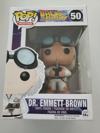 Funko Pop Back To The Future Dr.  Emmett Brown 50