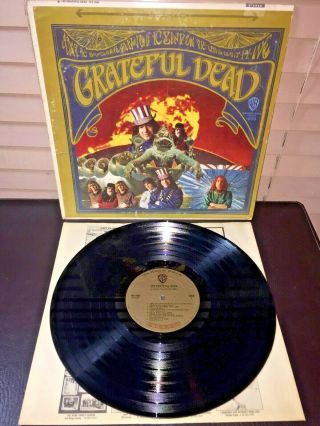 The Grateful Dead Vinyl Lp Debut Album First Press Ws 1689 Gold Stereo Vg,  /vg,