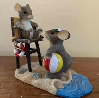 Fitz And Floyd,  Inc.  Charming Tails " A Real Lifesaver " Figurine