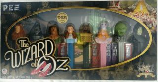 Wizard Of Oz Pez Set - Lion Tin Man Scarecrow Dorothy Todo Glinda Wizard Witch