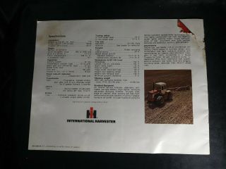 International Harvester 4166 Turbo Tractor Brochure 3