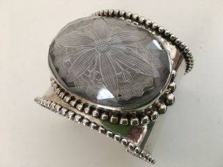 Spectacular Stephen Dweck Vintage Sterling Silver Cuff Bracelet 2