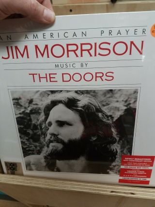 Jim Morrison & The Doors An American Prayer 12 " Vinyl Lp Rsd Black Friday 2018