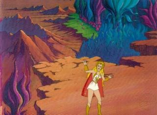 He - Man And The Masters Of The Universe Animation Production Cel Of Teela