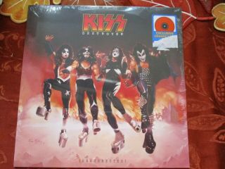 Kiss Lp Destroyer Resurrected Orange Vinyl Album 2012 Gene Simmons