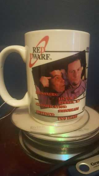 Red Dwarf Series 8 Coffee Mug Lister And Rimmer