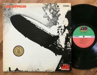 Led Zeppelin Self - Titled Atlantic Sd 8216 Lp Monarch Pressing Ex/ex