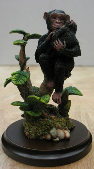 Country Artists Chimpanzee With Baby Figurine,  Item 2522