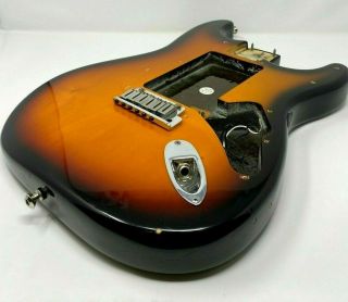 Vintage Fender American Standard Stratocaster Body Sunburst,  Hardware Usa 1994