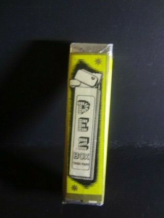 Pez 1950s Candy Wrapper Citron / Citron Box Trademark Full Pack