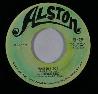 Funk 45 Clarence Reid Master Piece/down The Road Of Love On Alston