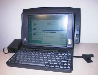 Hp Omnibook 800ct 5/133 Vintage Mini Laptop Ssd Drive Silent Scsi Windows 95