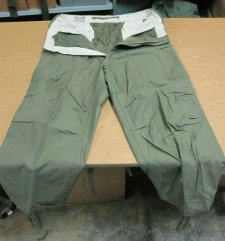 Rare Usgi Korean War M - 1951 Od Field Pant Trousers Shell Medium Reg Nos